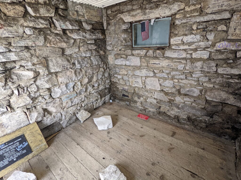 Inside the Smithsonian Observation Shelter